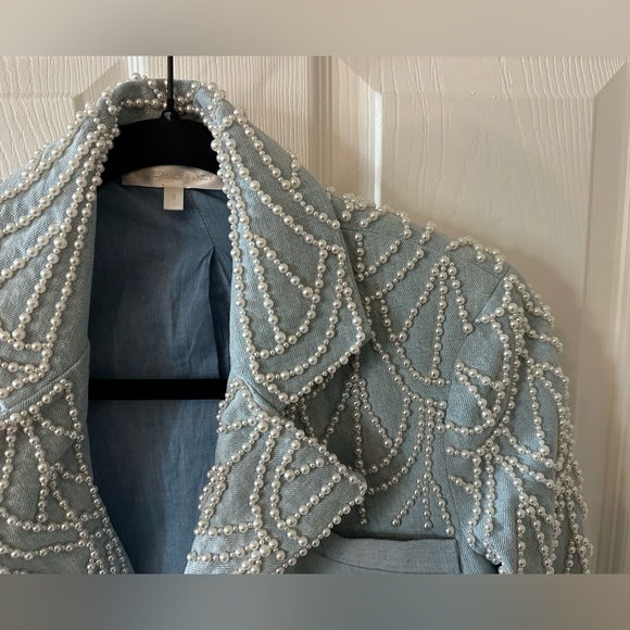 LOVESHACKFANCY CARTERIO CROP BLAZER - Picture 5 of 6